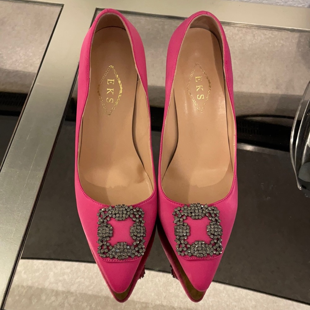 Hot pink heels